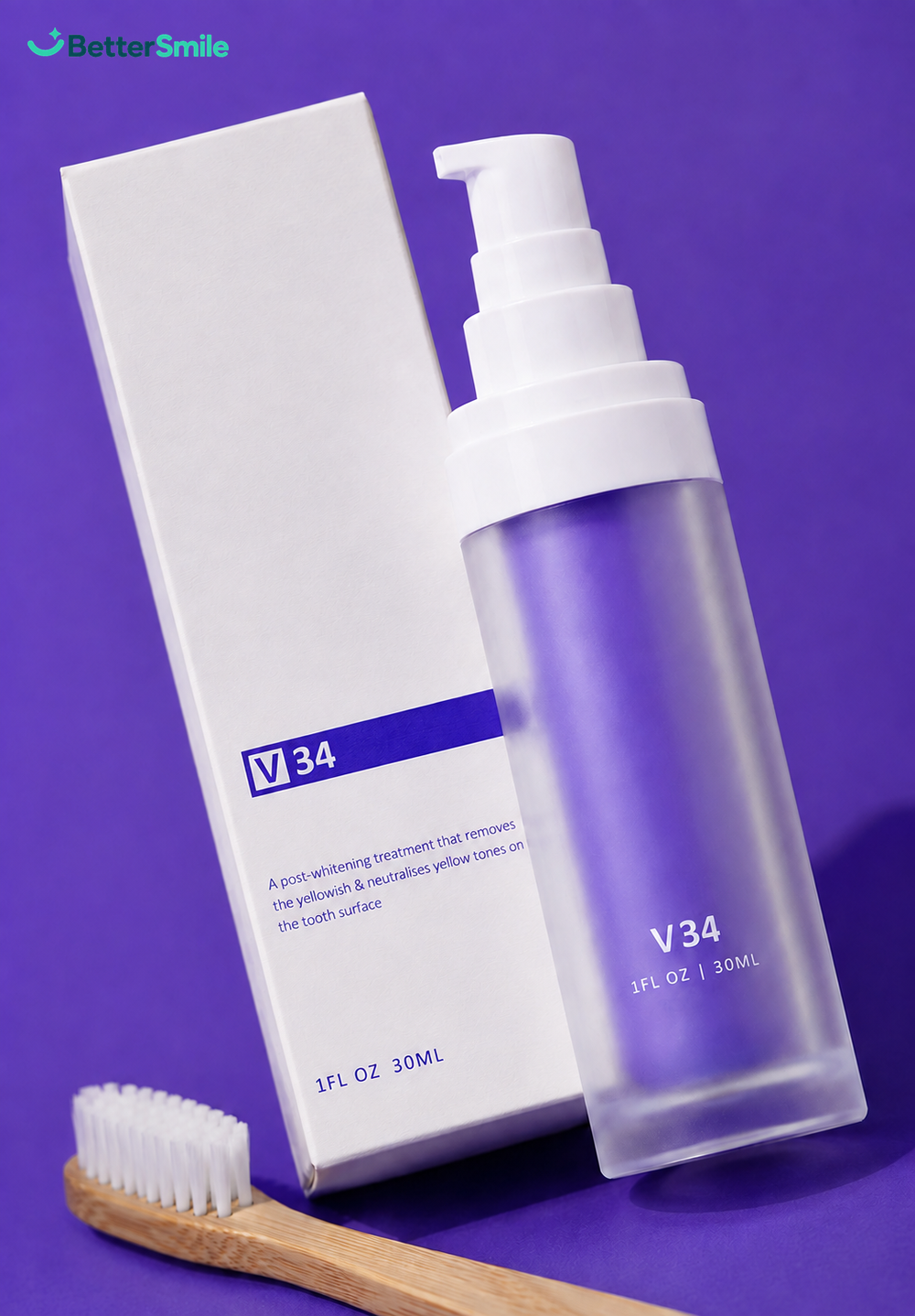 V34 Purple Gel Teeth Whitener